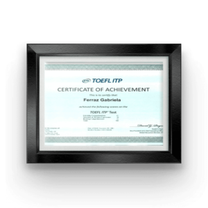 Certificado TOEFL