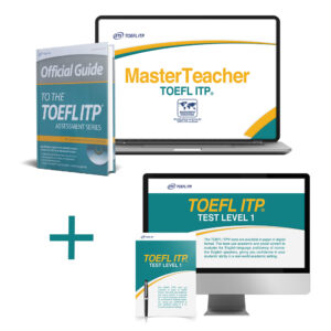 Masterteacher + Official Guide + Teste TOEFL ITP sem Speaking